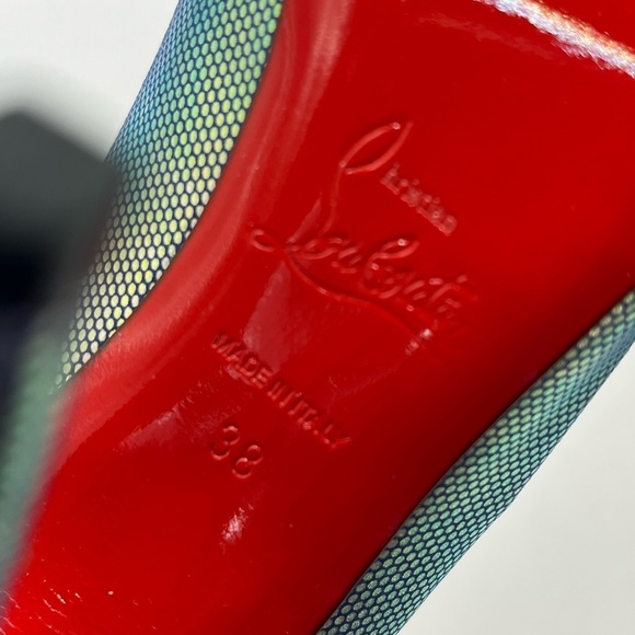 CHRISTIAN LOUBOUTIN So Kate 120 Pumps – Tissu Scarabe Digitale – Size EU 38 US 8 - Picture 12 of 14